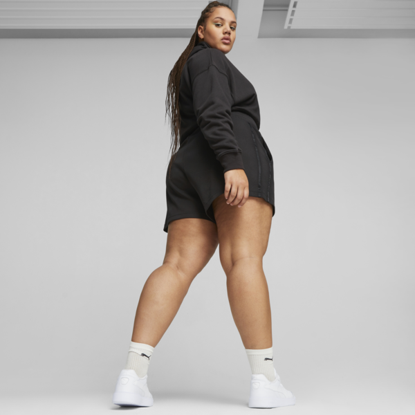 T7 Women's High Waist Shorts, PUMA Black, large-ZAF