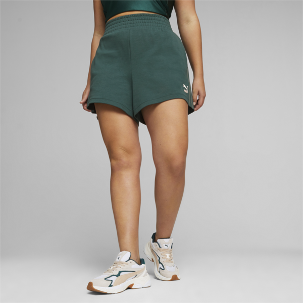 Shorts de cintura alta T7 para mujer, Malachite, large-ARG