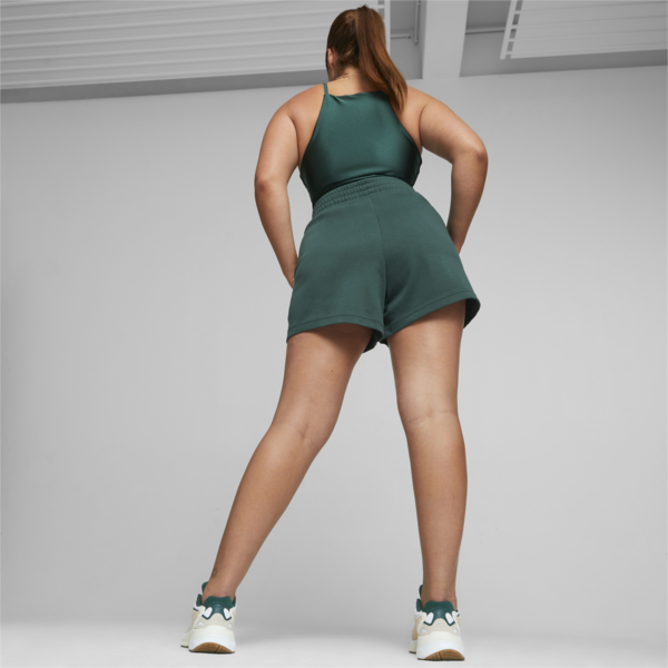 Shorts de cintura alta T7 para mujer, Malachite, large-ARG