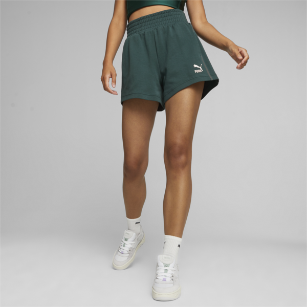 Shorts de cintura alta T7 para mujer, Malachite, large-ARG