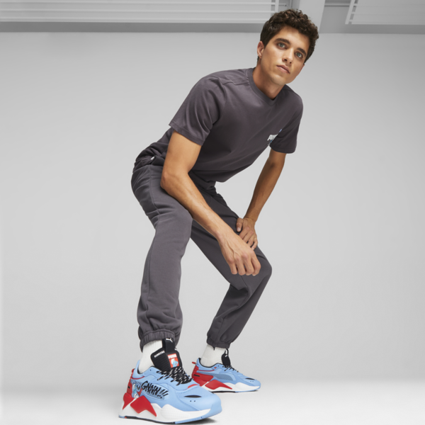 PUMA x THE SMURFS Sweatpants, Dark Coal, large-ZAF