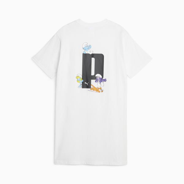 PUMA x THE SMURFS Tee Dress, PUMA White, large-ZAF