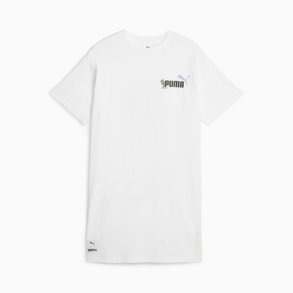 PUMA x THE SMURFS Tee Dress, PUMA White, large-ZAF