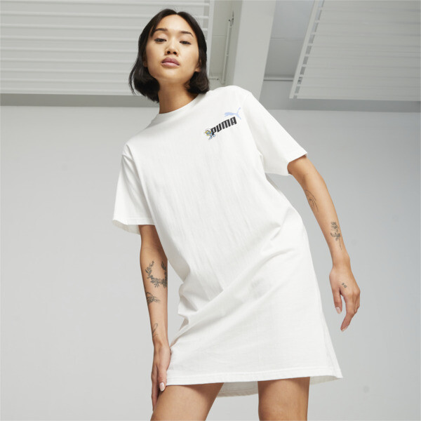 Puma white dress cheap