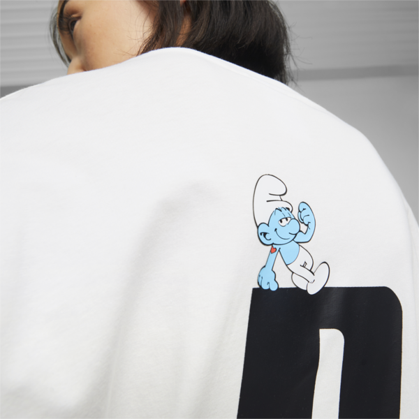 PUMA x THE SMURFS Tee Dress, PUMA White, large-ZAF