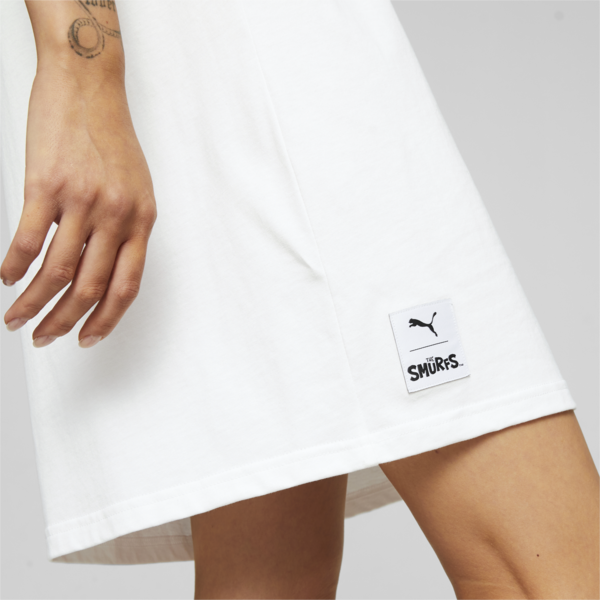 PUMA x THE SMURFS Tee Dress, PUMA White, large-ZAF