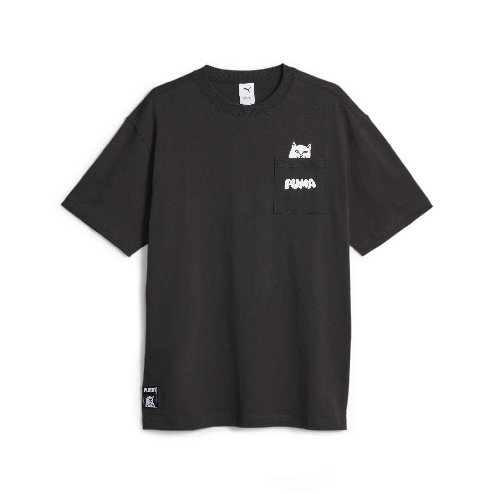 Men's PUMA X RIPNDIP T-Shirt In 10 - Black, Size XS