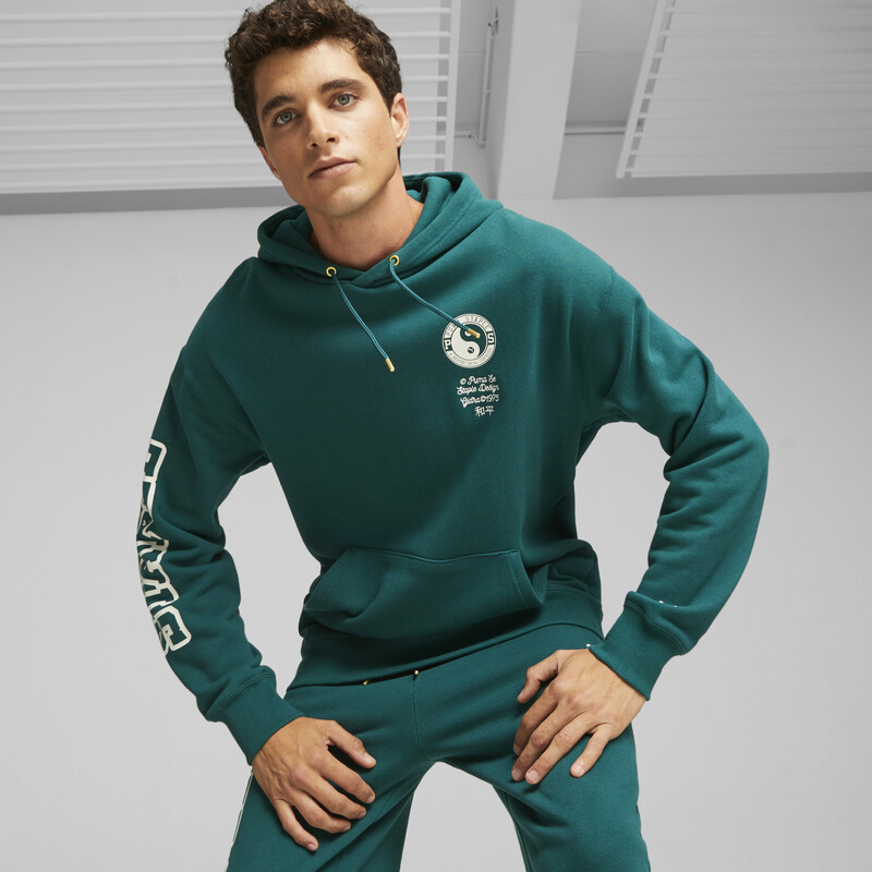 Men's PUMA X STAPLE Hoodie in Malachite size L