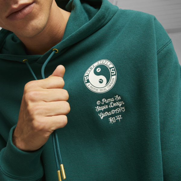 PUMA x STAPLE Men's Hoodie, Malachite, large-ZAF