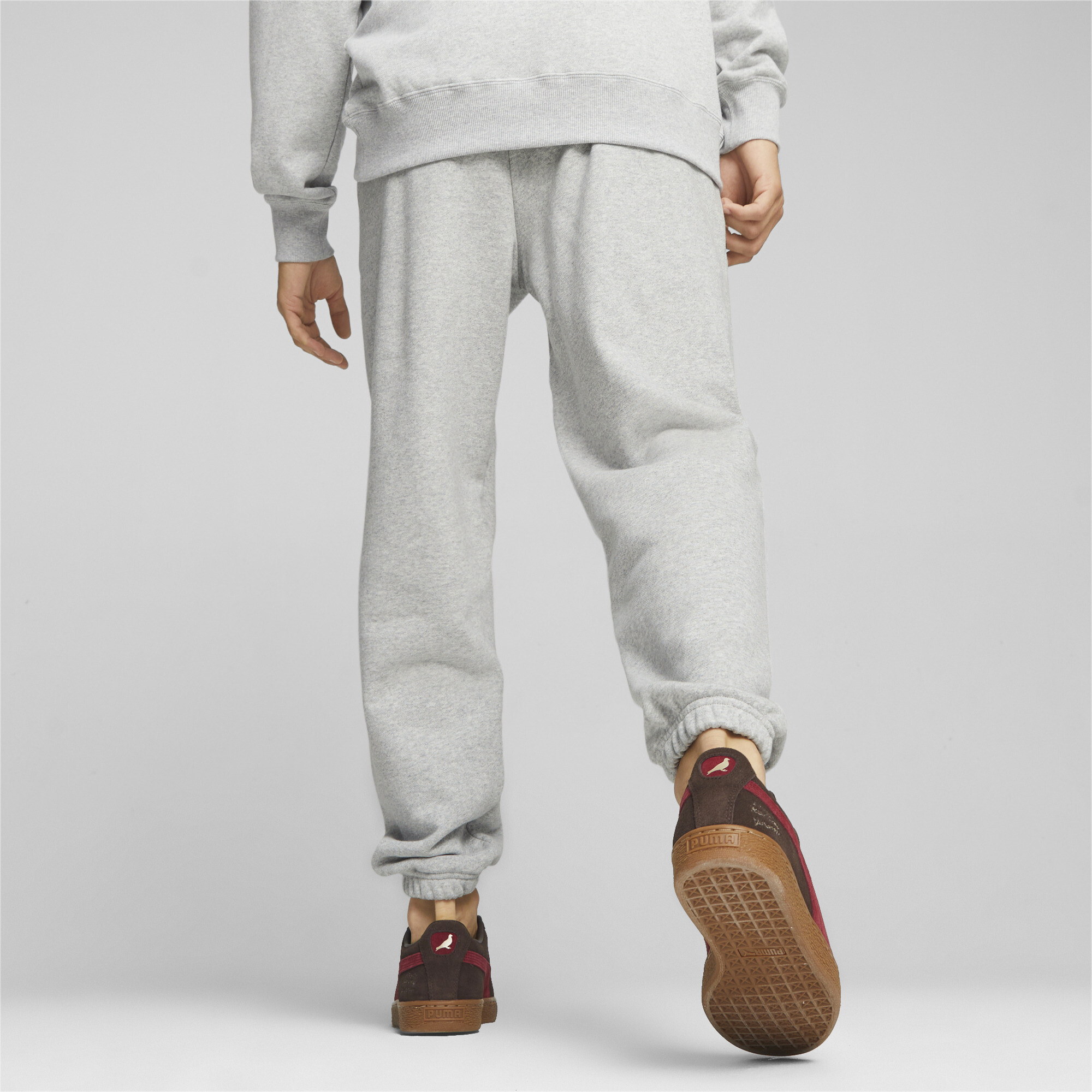 Men's PUMA X STAPLE Sweatpants In Heather, Size Small, Cotton