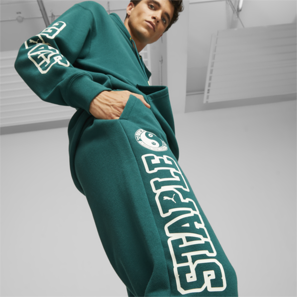 PUMA x STAPLE Men's Sweatpants, Malachite, large-ZAF