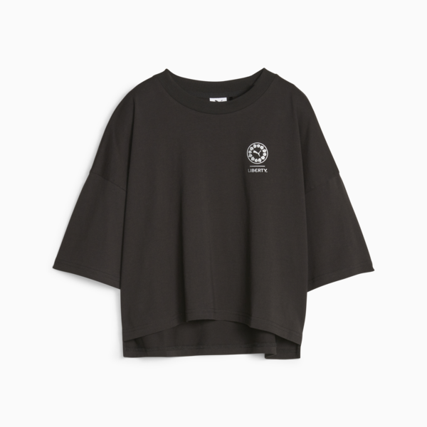 Remera para mujer PUMA x LIBERTY, PUMA Black, large-ARG
