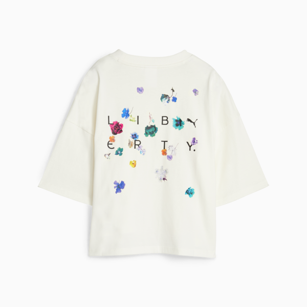 Remera para mujer PUMA x LIBERTY, Warm White, large-ARG