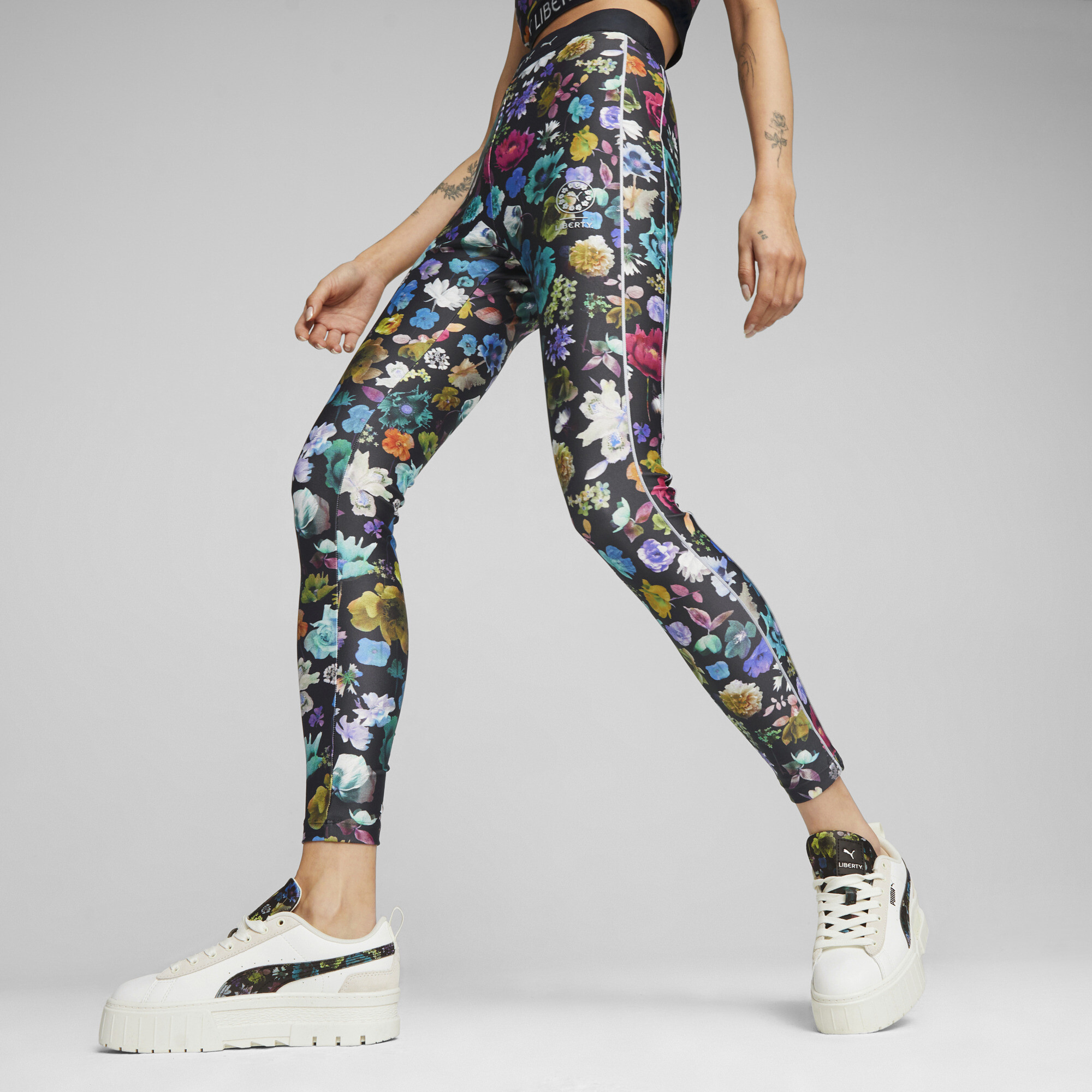 Floral print leggings