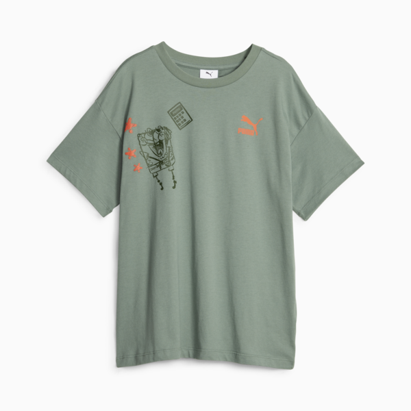Remera PUMA x BOB ESPONJA para niños, Eucalyptus, large-ARG