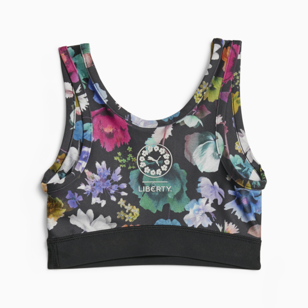 PUMA x LIBERTY Kids' Crop Top, PUMA Black, large-ZAF