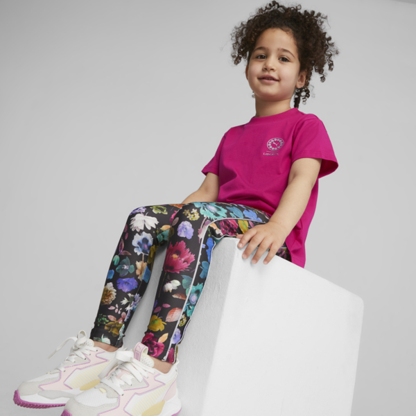 PUMA x LIBERTY Kids' Graphic Tee, Pinktastic, large-ZAF