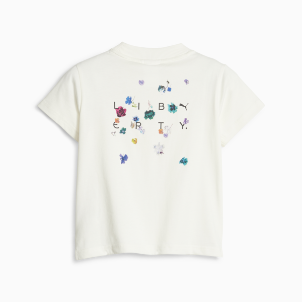 PUMA x LIBERTY Kids' Graphic Tee, Warm White, large-ZAF