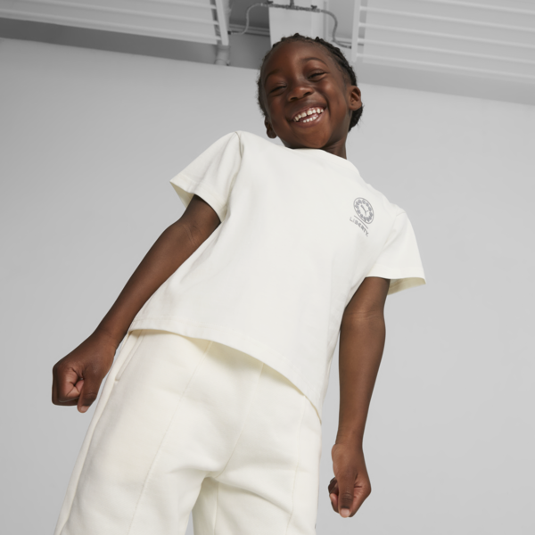 PUMA x LIBERTY Kids' Graphic Tee, Warm White, large-ZAF