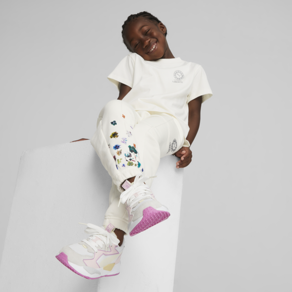 PUMA x LIBERTY Kids' Graphic Tee, Warm White, large-ZAF