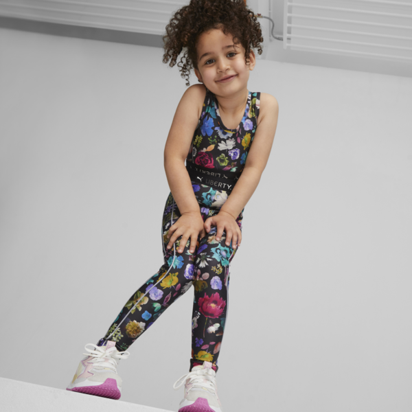 PUMA x LIBERTY Kids' Leggings, PUMA Black, large-ZAF
