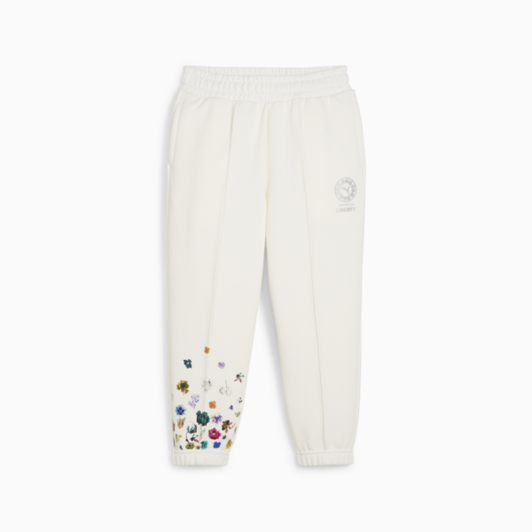 PUMA x LIBERTY Kids' Sweatpants, Warm White, large-ZAF