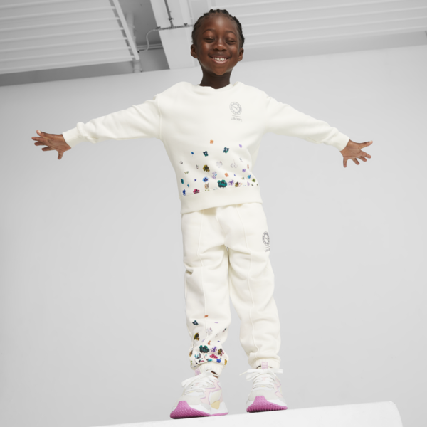 PUMA x LIBERTY Kids' Sweatpants, Warm White, large-ZAF