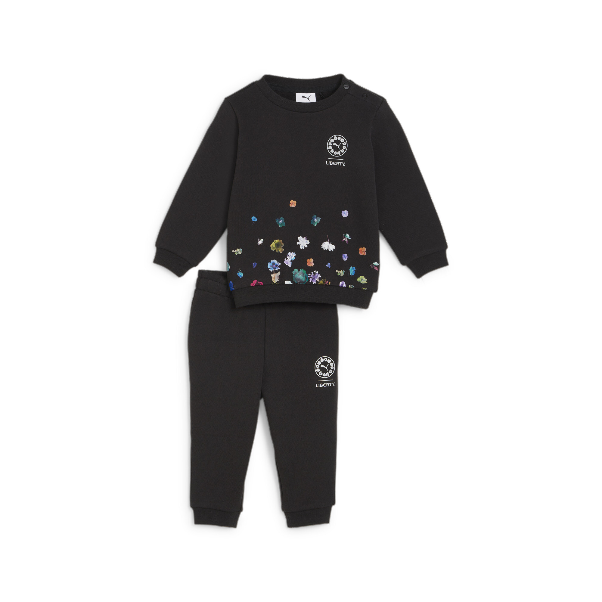 Puma X LIBERTY Toddlers' Jogger Set, Black, Size 3-4Y, Clothing
