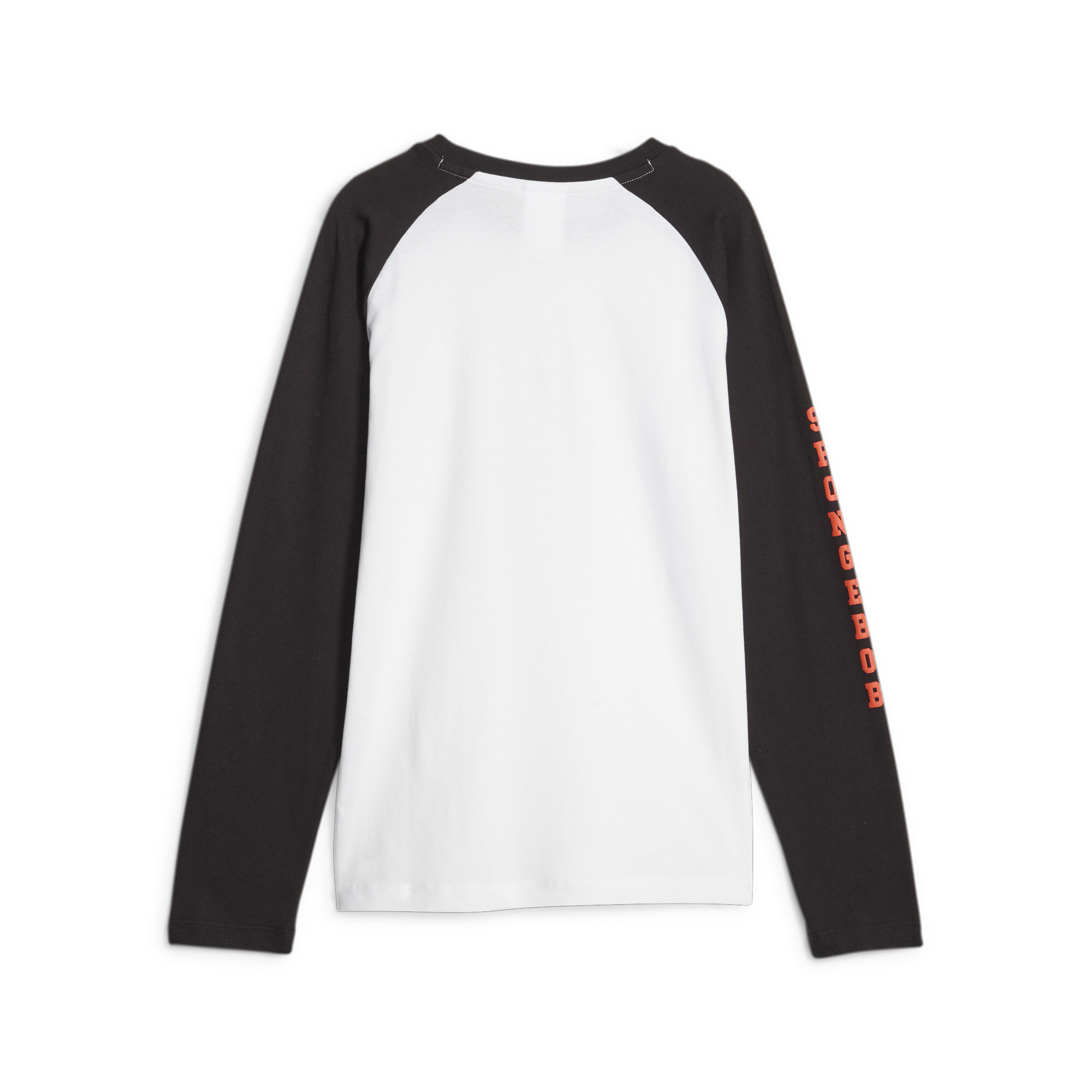 PUMA X SPONGEBOB SQUAREPANTS Long Sleeve T-Shirt In White, Size 11-12 Youth