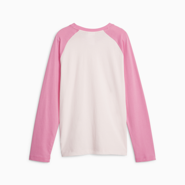 PUMA x SPONGEBOB SQUAREPANTS Youth Long Sleeve Tee, Frosty Pink, large-ZAF