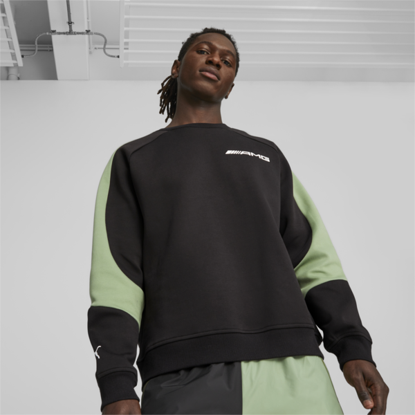 Buzo Mercedes AMG Crew Neck, PUMA Black, large-ARG