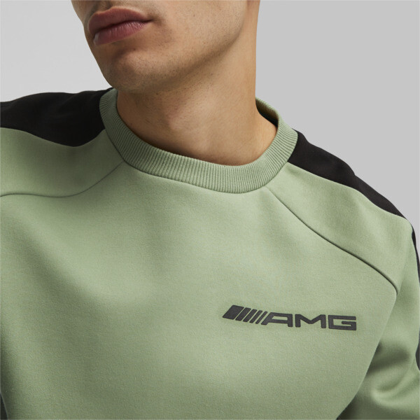 Mercedes AMG Men s Sweatshirt green PUMA