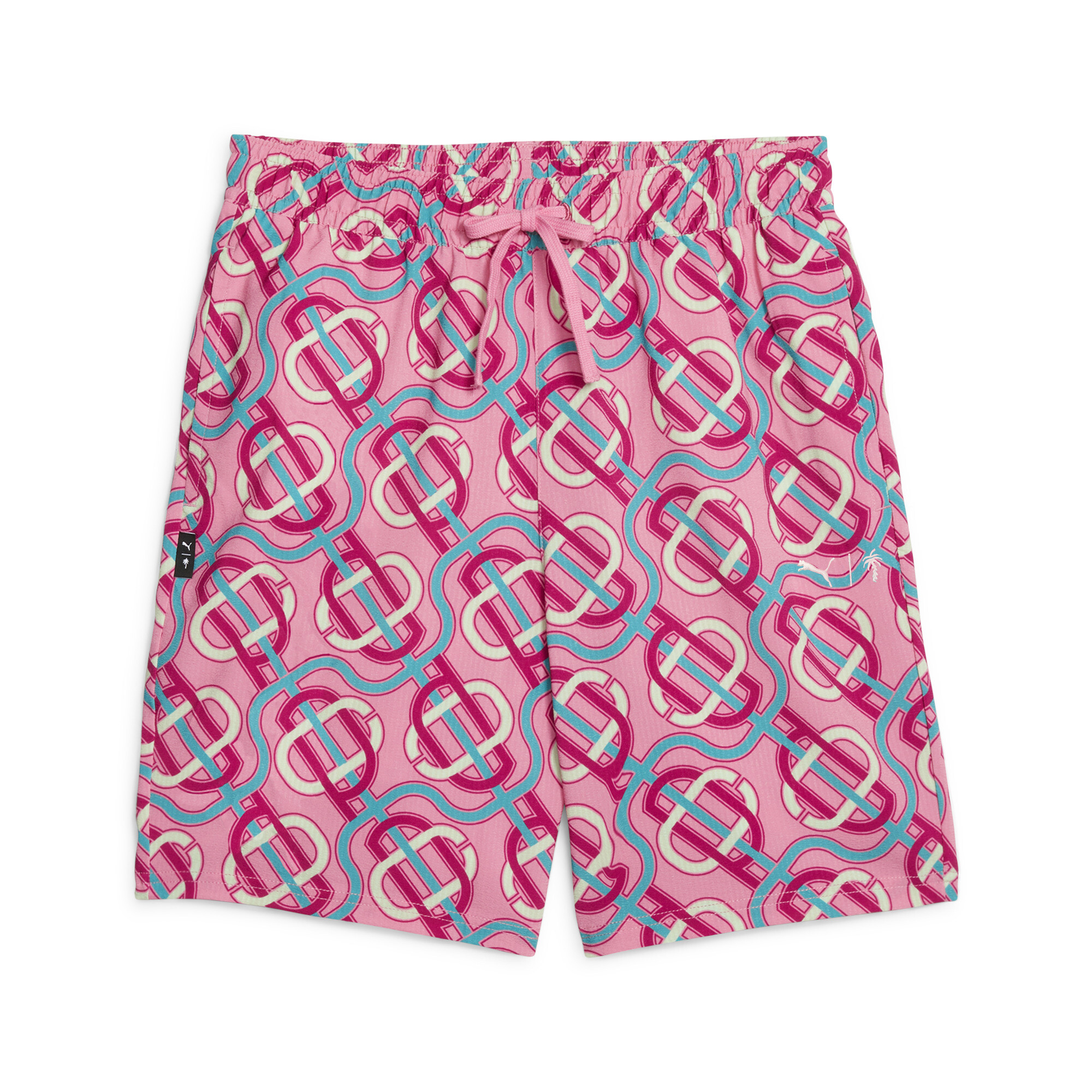 Men's PUMA X PALM TREE CREW Shorts In Pink, Size XL, Polyester