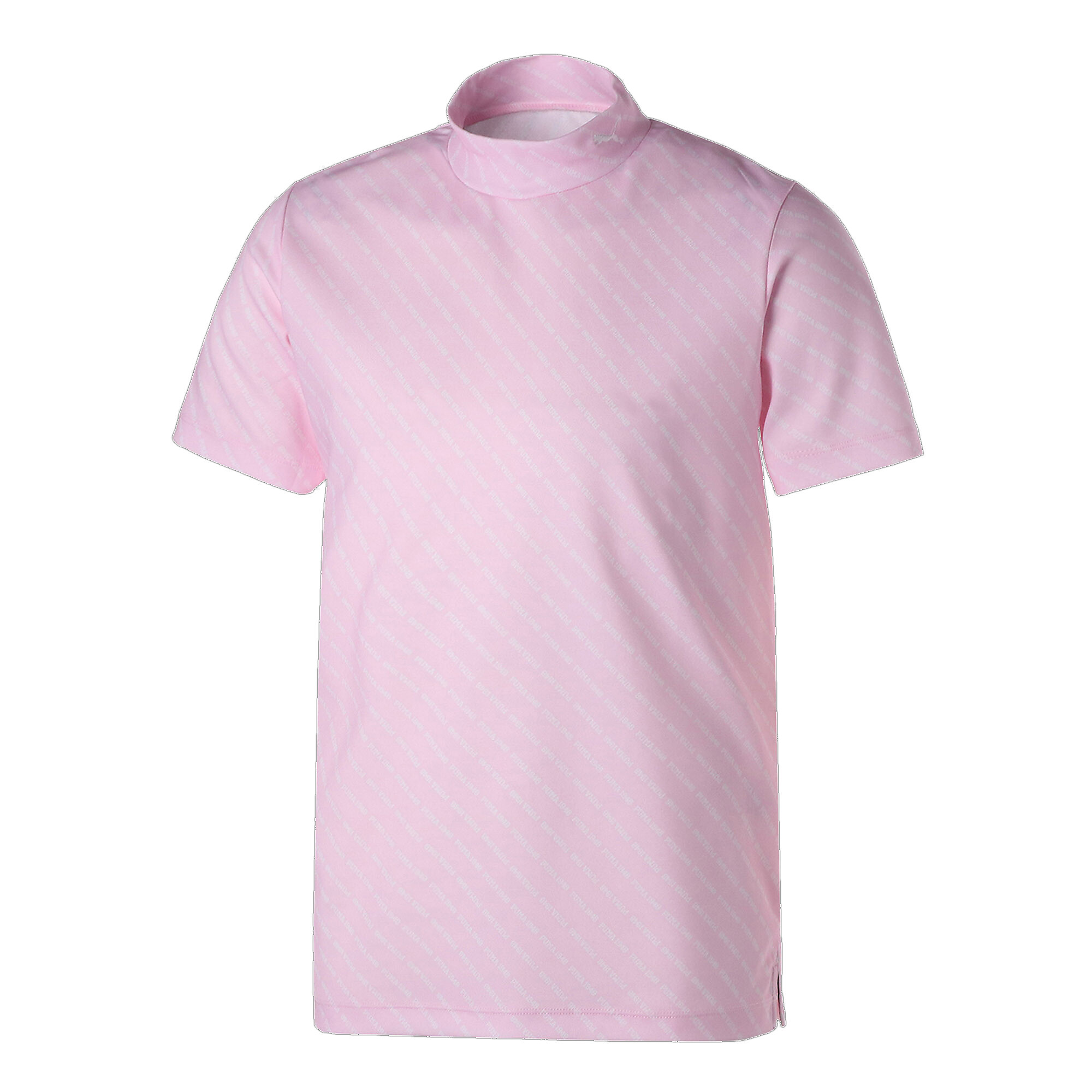 30%OFF！ プーマ メンズ ゴルフ グラフィック ストライプ 半袖 モックネック シャツ メンズ Pearl Pink ｜PUMA.comの大画像