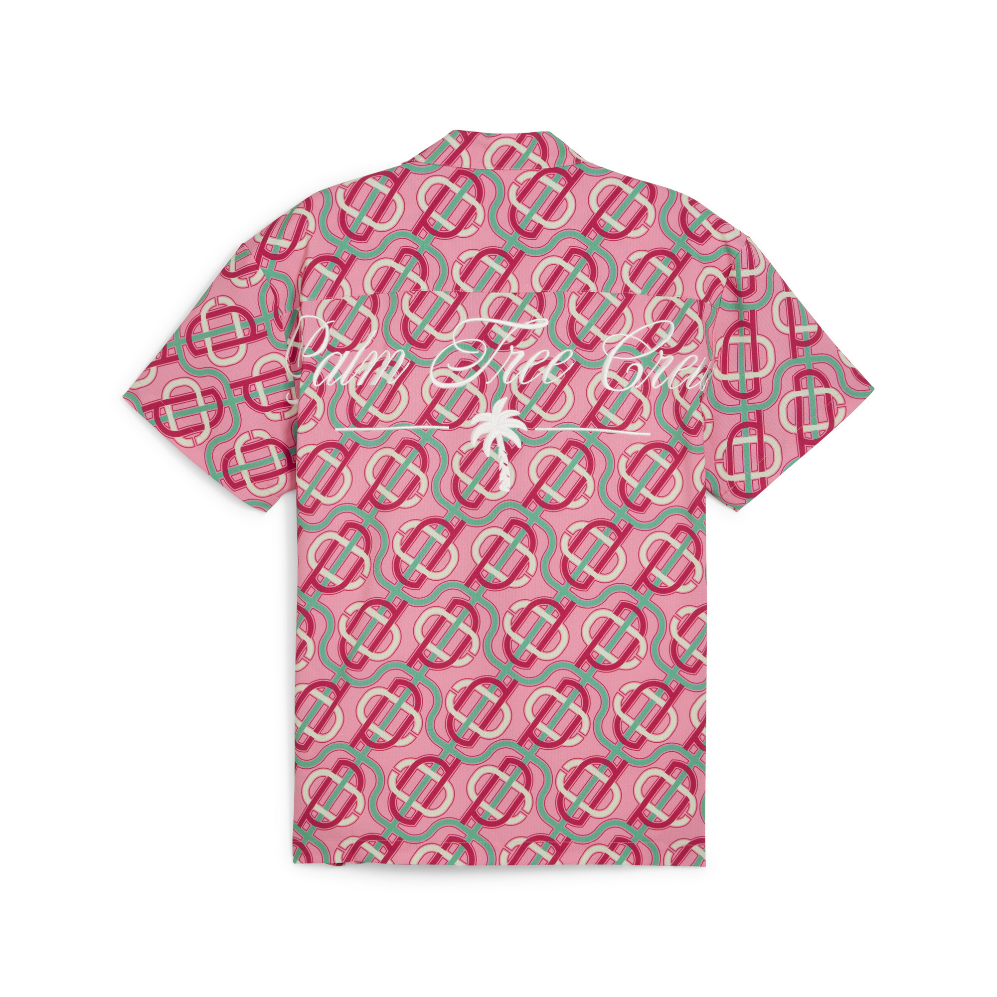 Men's PUMA X PALM TREE CREW T-Shirt In Pink, Size Large, Polyester