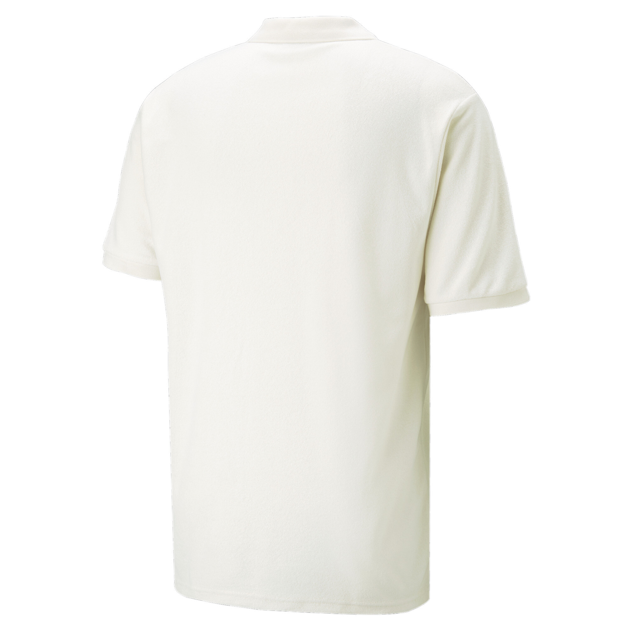 Men's Puma Classics Towelling Polo Shirt T-Shirt, White T-Shirt, Size L T-Shirt, Clothing