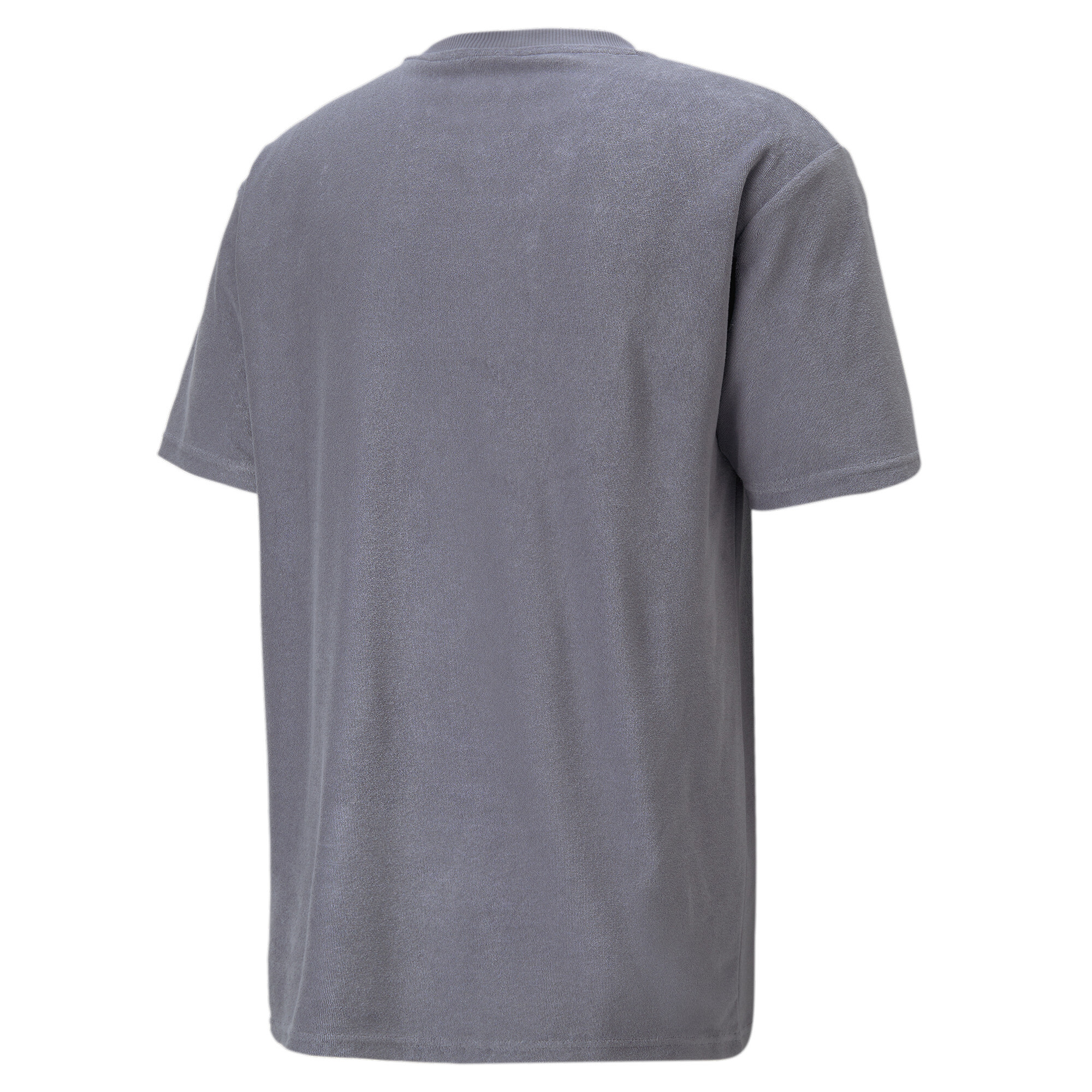 Men's Puma Classics Towelling T-Shirt, Gray, Size XS, Clothing