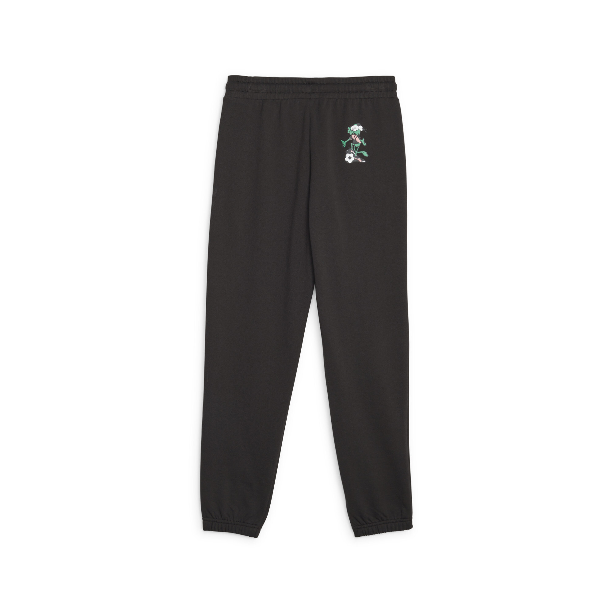 Classics SUPER PUMA Sweatpants In Black, Size 7-8 Youth, Cotton