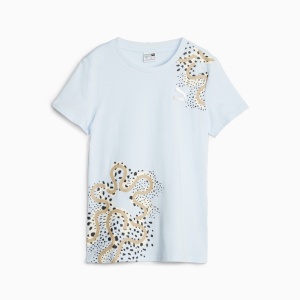 Classics FLWR Youth Logo Tee, Icy Blue, large-ZAF