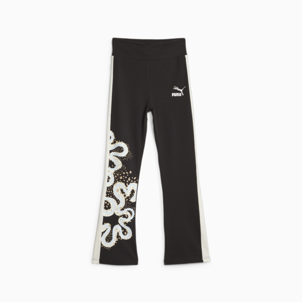 T7 FLWR Youth Leggings, PUMA Black, large-ZAF