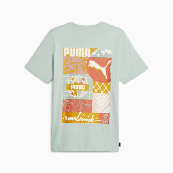 Remera para hombre Sportswear by PUMA, Green Fog, large-ARG