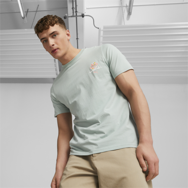 Remera para hombre Sportswear by PUMA, Green Fog, large-ARG