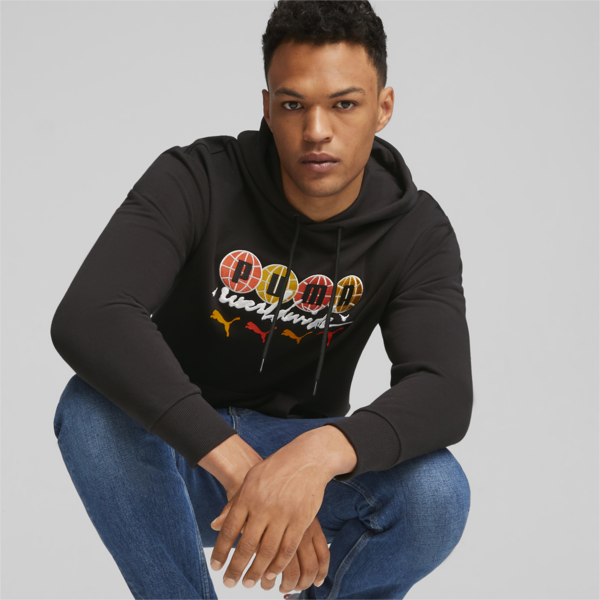 Sportswear by PUMA Worldwide Men's Hoodie, PUMA Black, large-ZAF