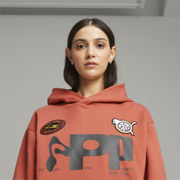 Buzo con capucha PUMA x P.A.M. Graphic, Apple Cider, large-ARG