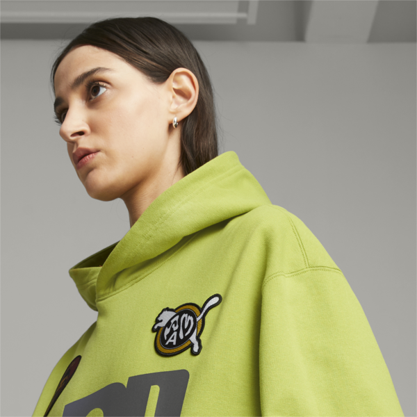 Buzo con capucha PUMA x P.A.M. Graphic, Tart Apple, large-ARG