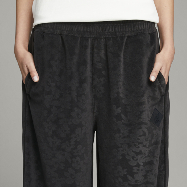 PUMA x PERKS AND MINI Velour Pants, PUMA Black, large-ZAF