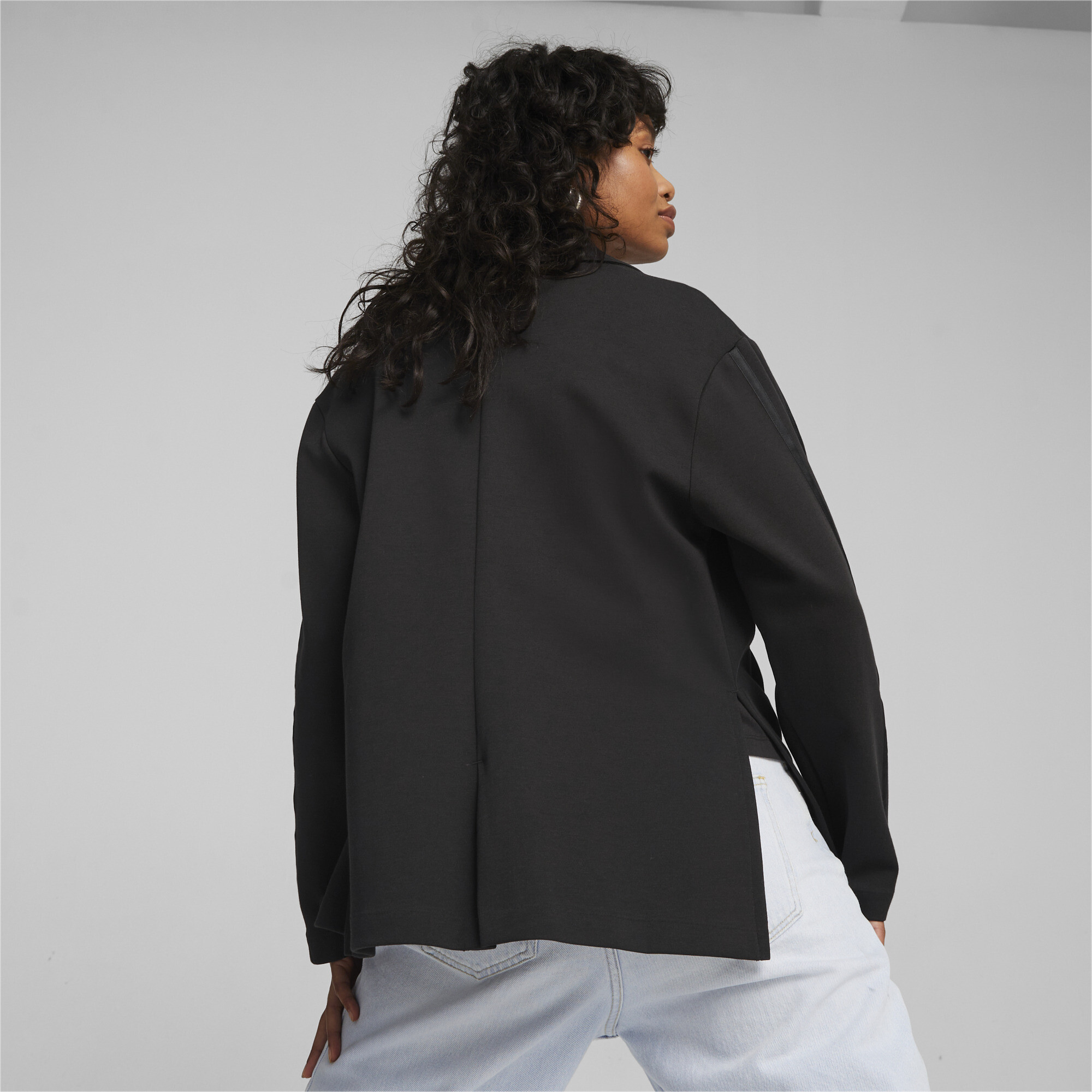 Women's PUMA T7 Blazer Women In Black, Size Medium