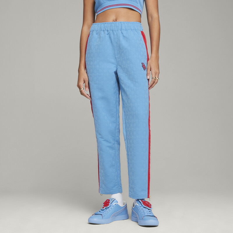 

Women's PUMA X DAPPER DAN T7 Relaxed Fit Track Pants, Black/blue