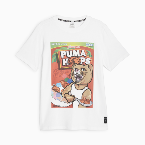 Remera de baloncesto DYLAN para hombre, PUMA White, large-ARG