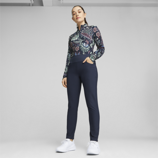 PUMA x LIBERTY YouV Women's Golf Quarter-Zip, Navy Blazer, large-ZAF